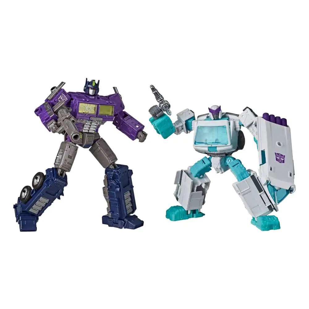 Transformers Generations Selects Akčná figúrka 2-balenie Shattered Glass Optimus Prime (Leader Class) & Ratchet (Deluxe Class) produktová fotografia