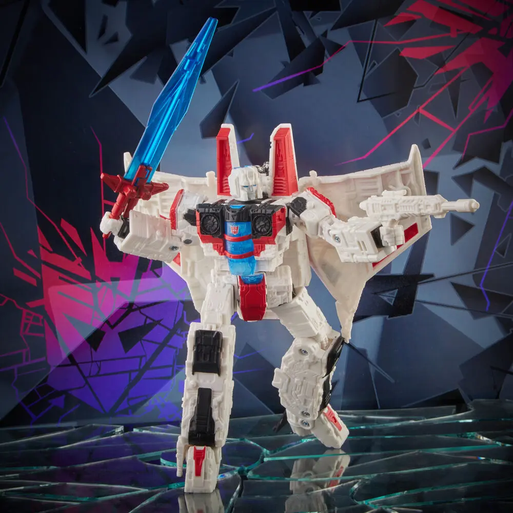 Transformers: Shattered Glass Voyager Class Akčná figúrka 2021 Starscream 18 cm produktová fotografia