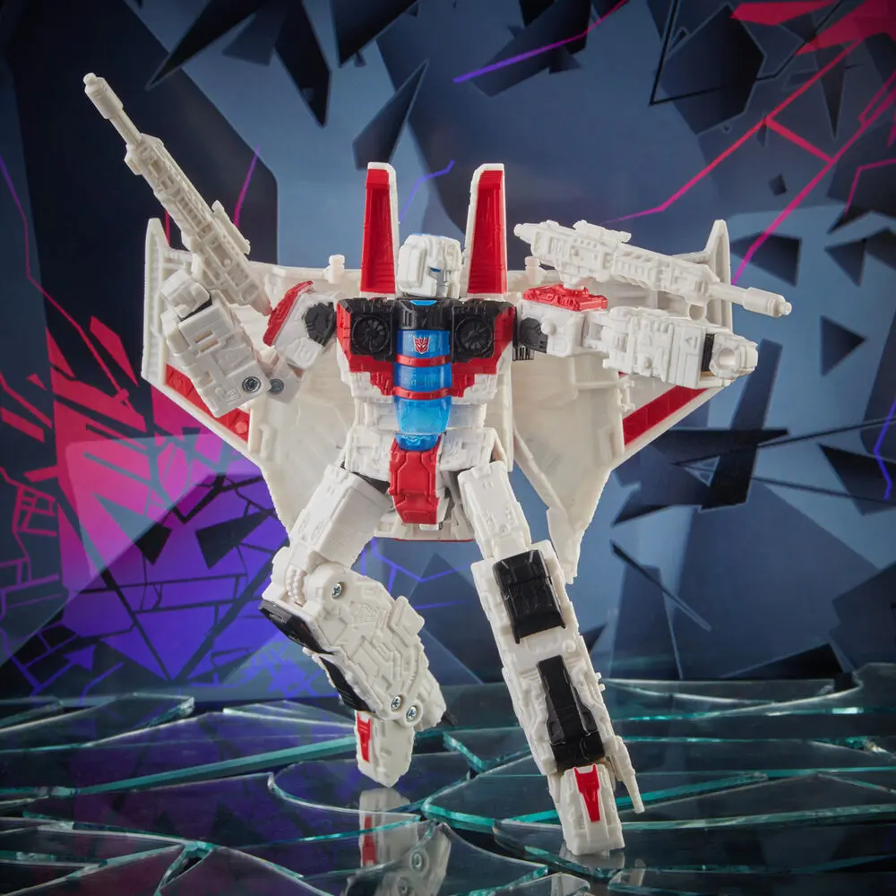 Transformers: Shattered Glass Voyager Class Akčná figúrka 2021 Starscream 18 cm produktová fotografia