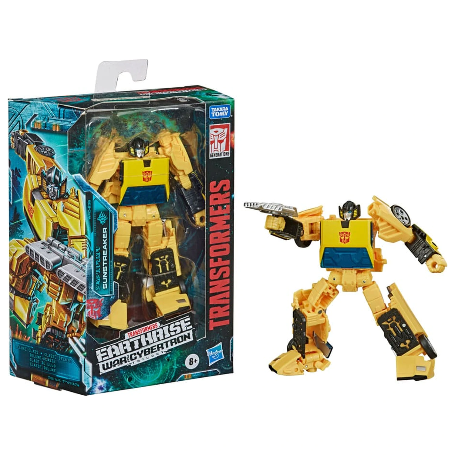 Transformers Generations War for Cybertron: Earthrise Deluxe Class akčná figúrka Sunstreaker 14 cm produktová fotografia
