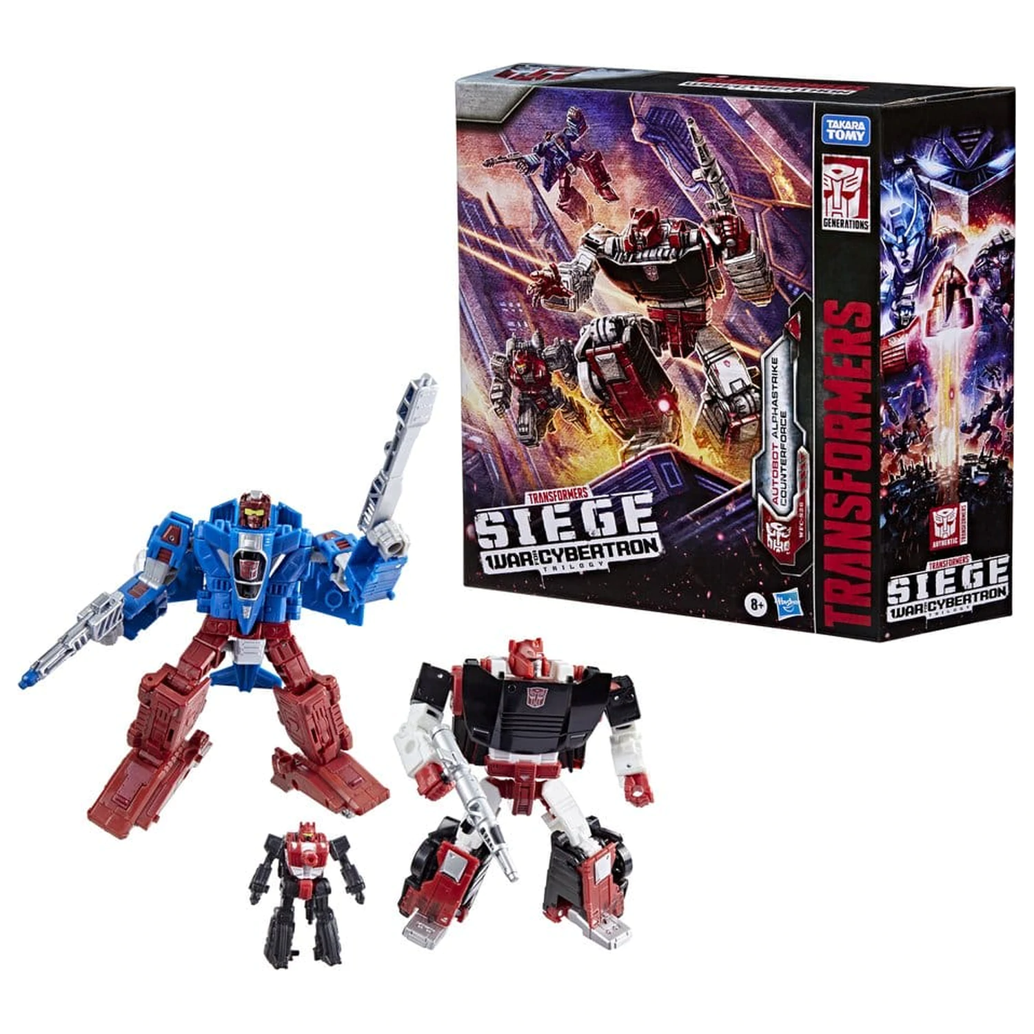 Transformers Generations War for Cybertron: Siege akčná figúrka 3-balenie Autobot Alphastrike Counterforce produktová fotografia