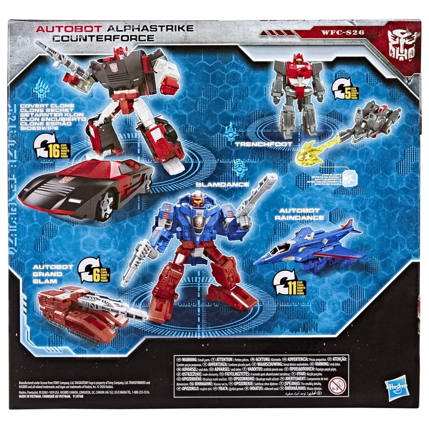 Transformers Generations War for Cybertron: Siege akčná figúrka 3-balenie Autobot Alphastrike Counterforce produktová fotografia