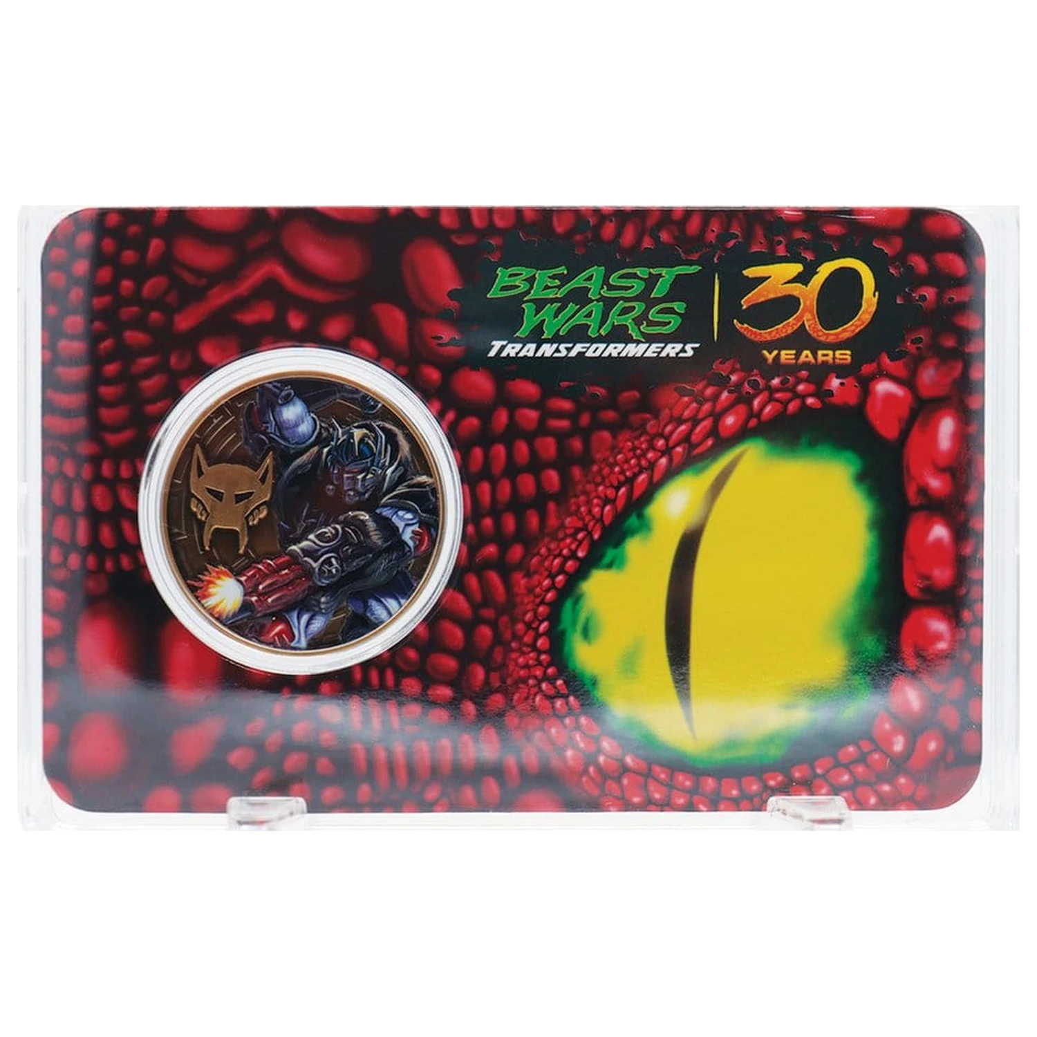 Transformers Zberateľská minca Beast Wars 30th Anniversary Limitovaná edícia produktová fotografia