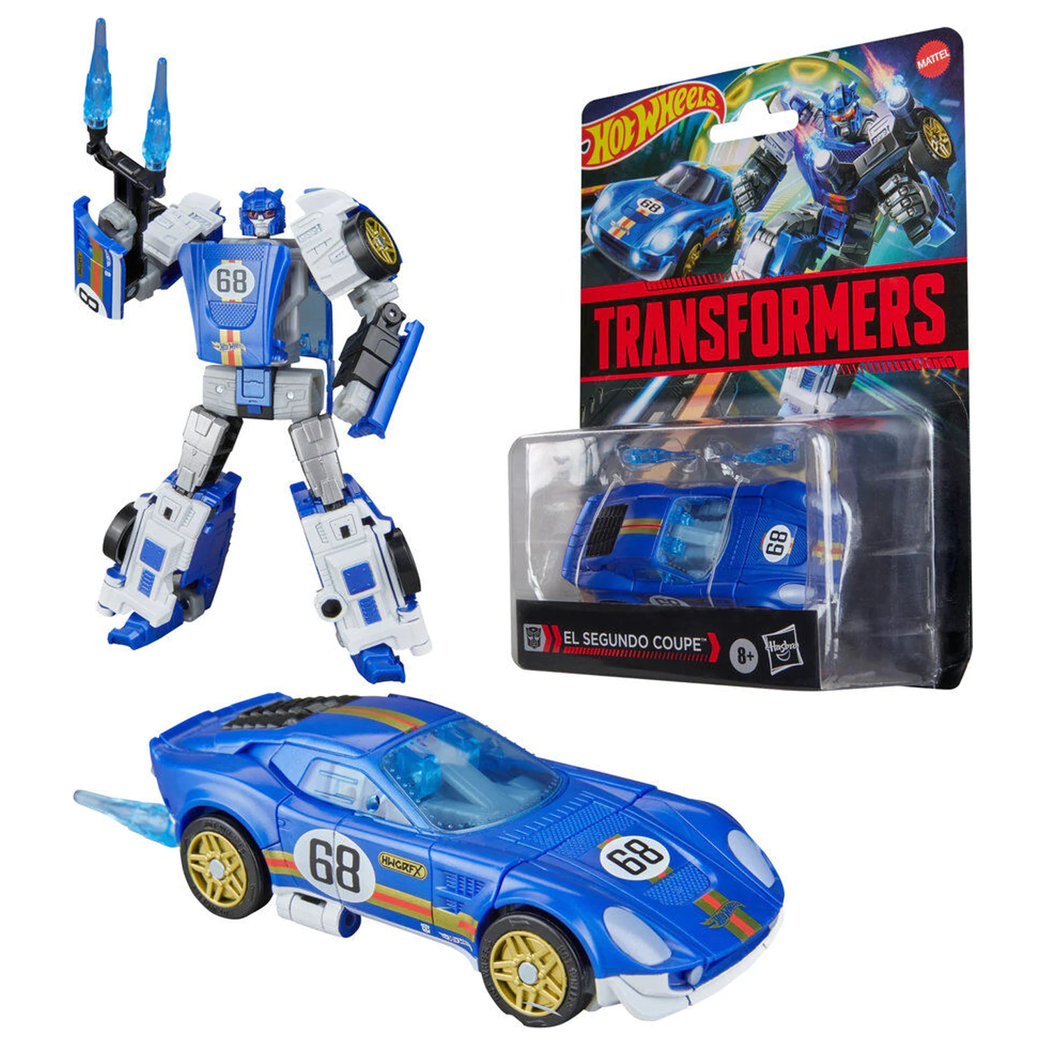 Transformers Hot Wheels El Segundo Coupe figúrka 12.5cm produktová fotografia