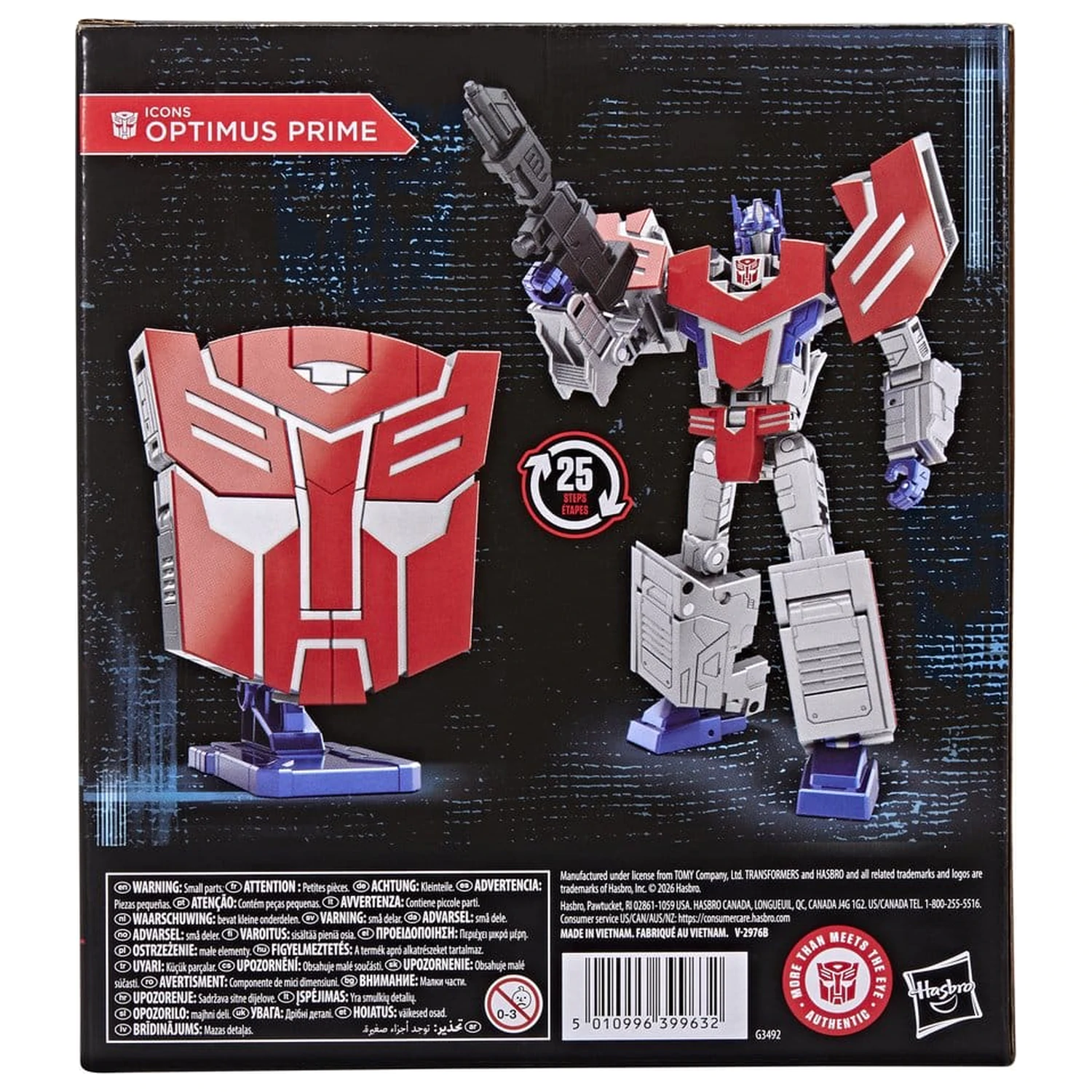 Transformers Icons Voyager Class akčná figúrka Optimus Prime 17 cm produktová fotografia