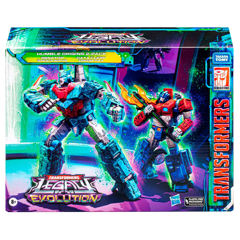 Transformers Legacy Evolution Rise of Tyranny Humble Origins Data Cleark & Senator set 2 figúrky 17,5 cm termékfotó