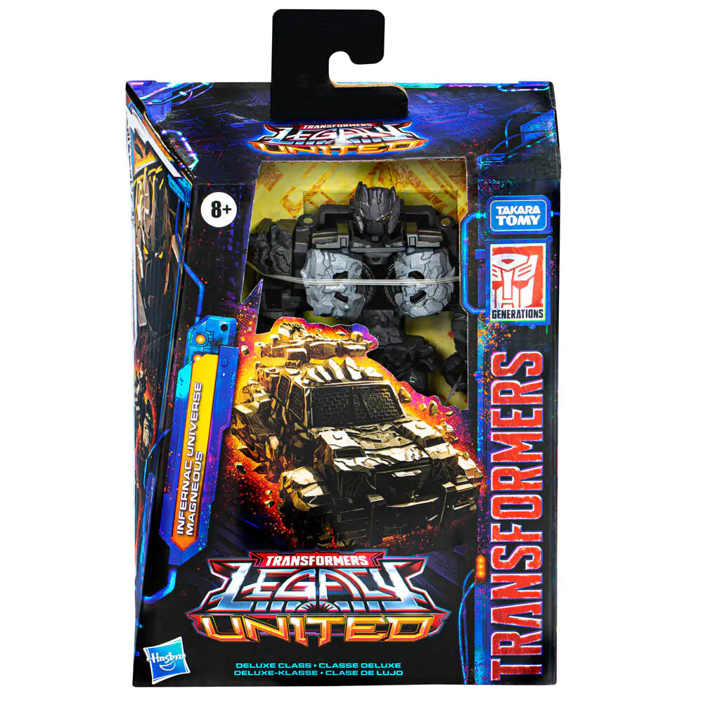 Transformers Legacy United Deluxe Class Animated Infernal Universe Magneous action figure 14 cm termékfotó