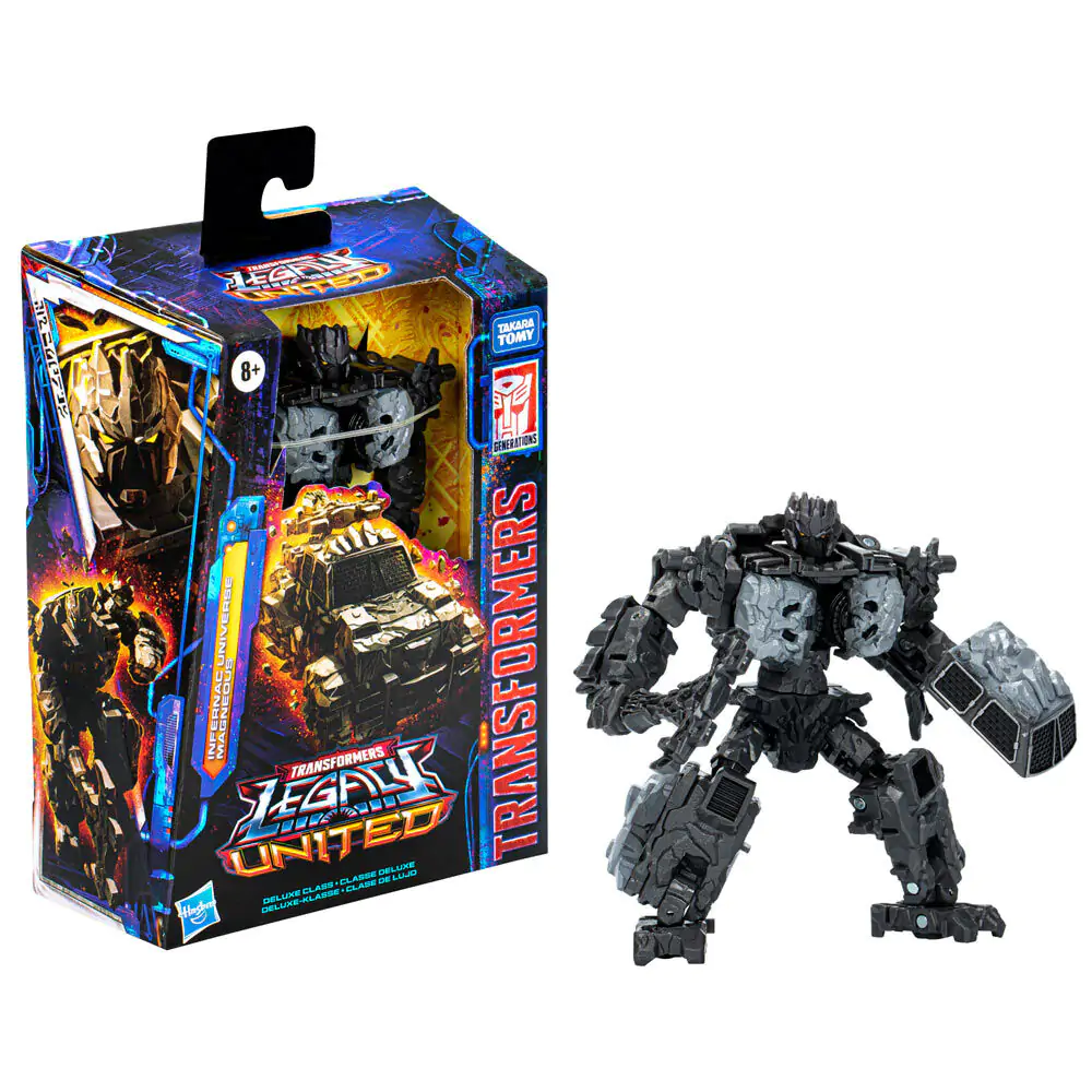 Transformers Legacy United Deluxe Class Animated Infernal Universe Magneous action figure 14 cm termékfotó