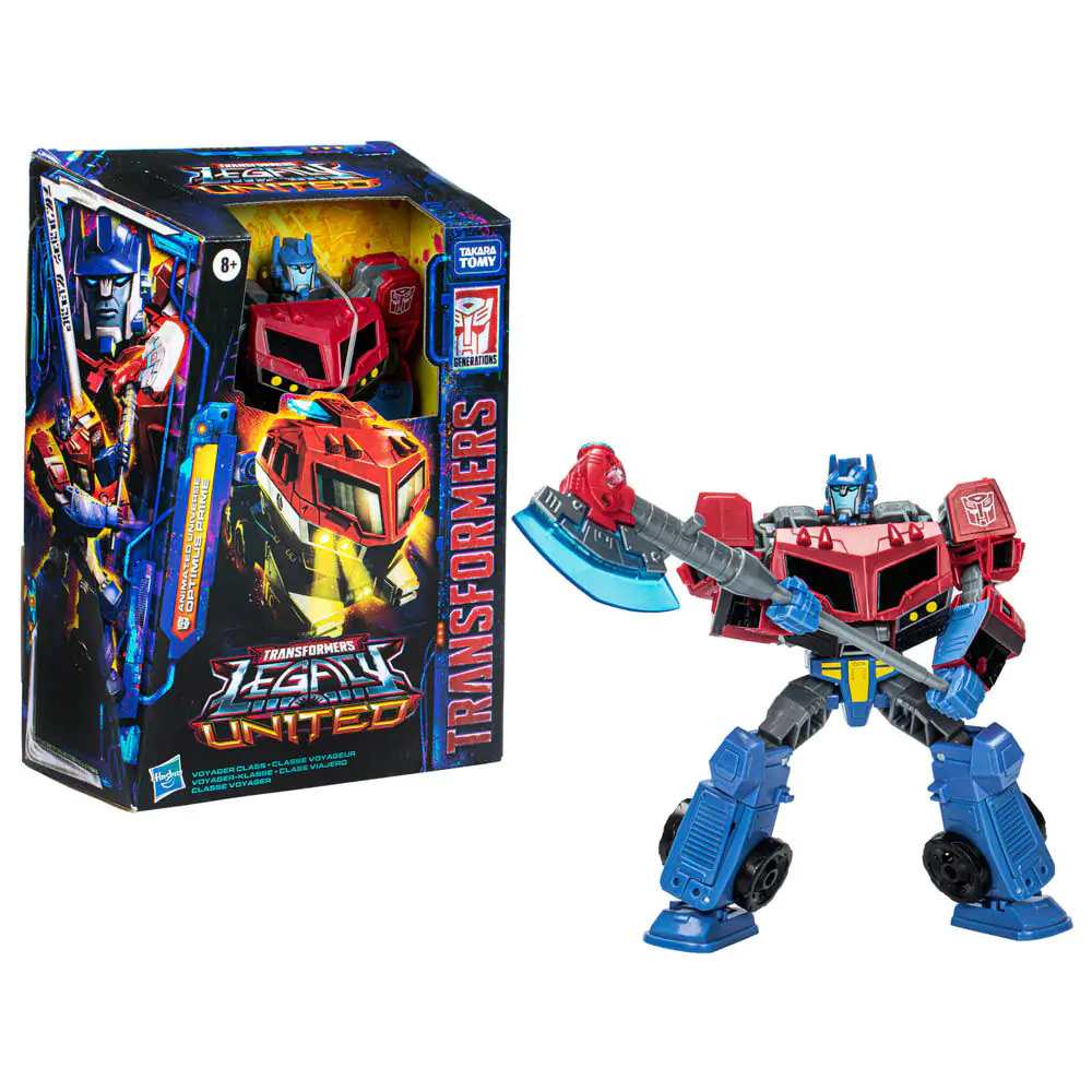 Transformers Legacy United Voyager Class Animated Universe Optimus Prime akčná figúrka 17,5 cm termékfotó