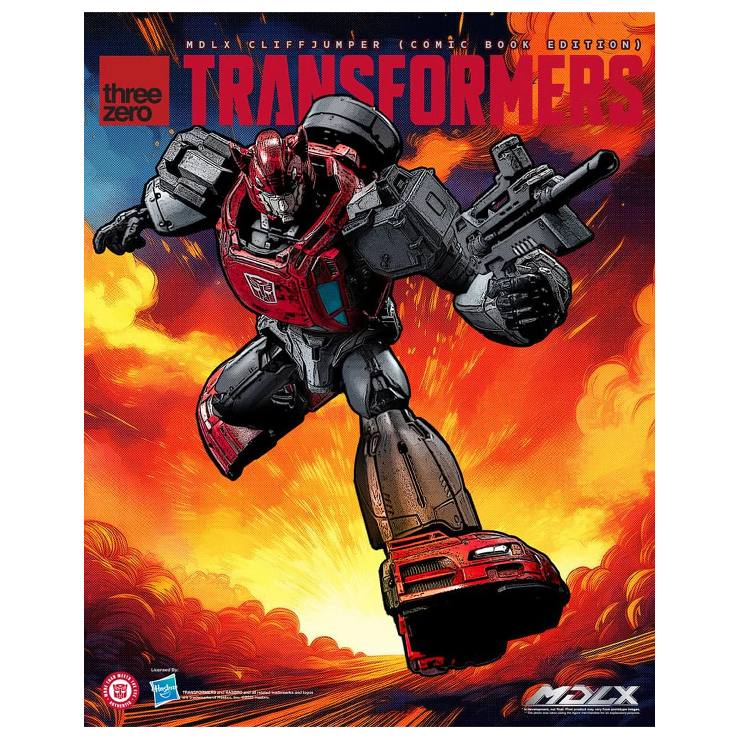 Transformers MDLX Akčná figúrka Cliffjumper (Comic Book Edition) 12 cm produktová fotografia