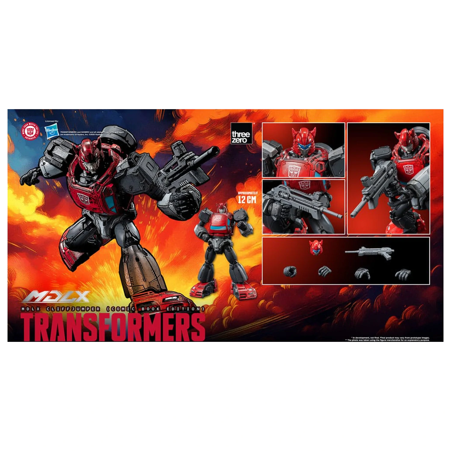 Transformers MDLX Akčná figúrka Cliffjumper (Comic Book Edition) 12 cm produktová fotografia