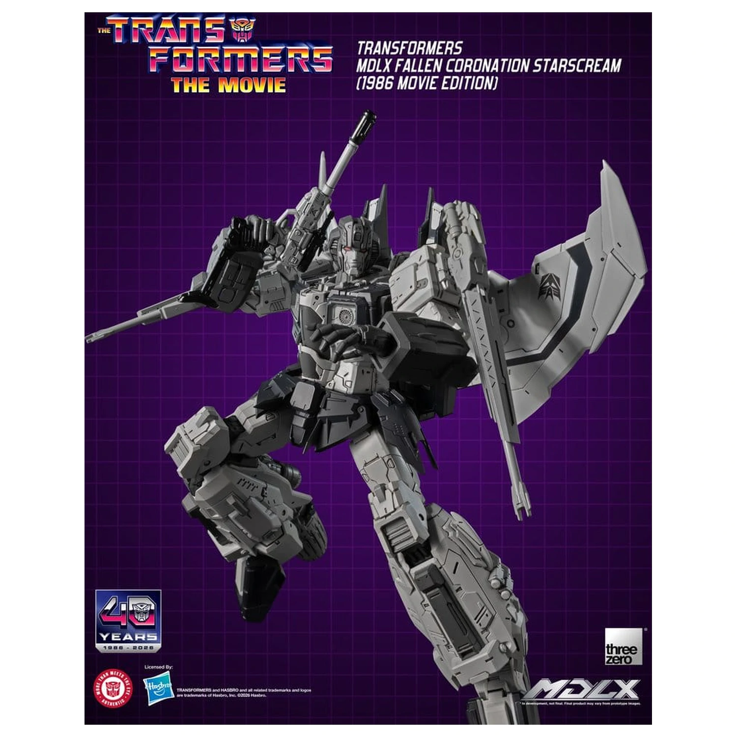 Transformers MDLX akčná figúrka Fallen Coronation Starscream (1986 Movie Edition) 20 cm produktová fotografia