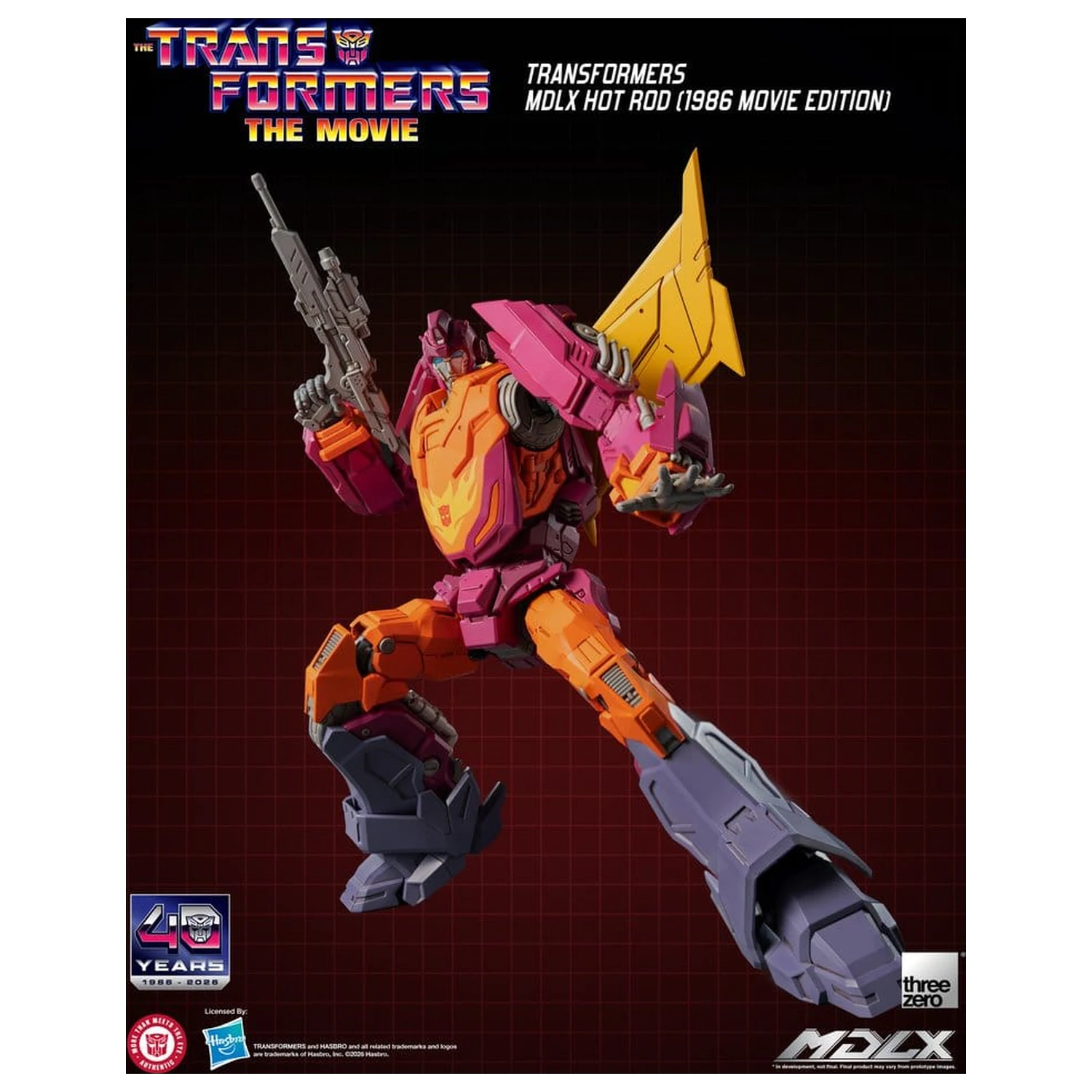 Transformers MDLX akčná figúrka Hot Rod (1986 Movie Edition) 18 cm produktová fotografia