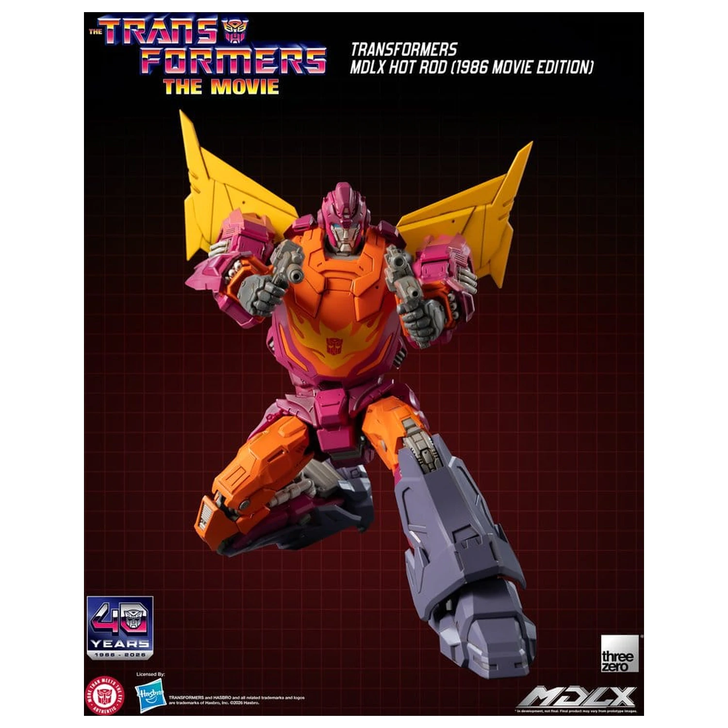 Transformers MDLX akčná figúrka Hot Rod (1986 Movie Edition) 18 cm produktová fotografia