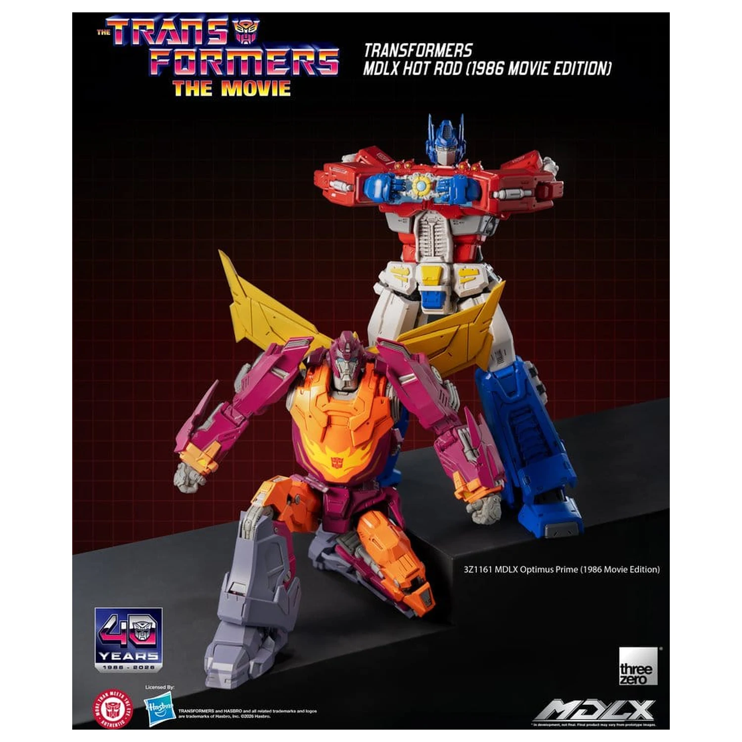 Transformers MDLX akčná figúrka Hot Rod (1986 Movie Edition) 18 cm produktová fotografia