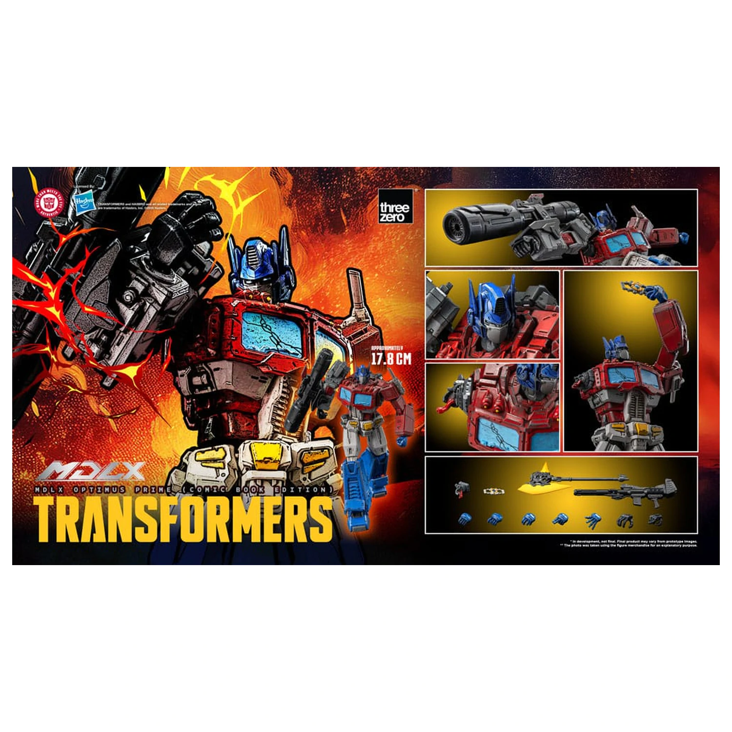 Transformers MDLX akčná figúrka Optimus Prime (Comic Book Edition) 18 cm produktová fotografia