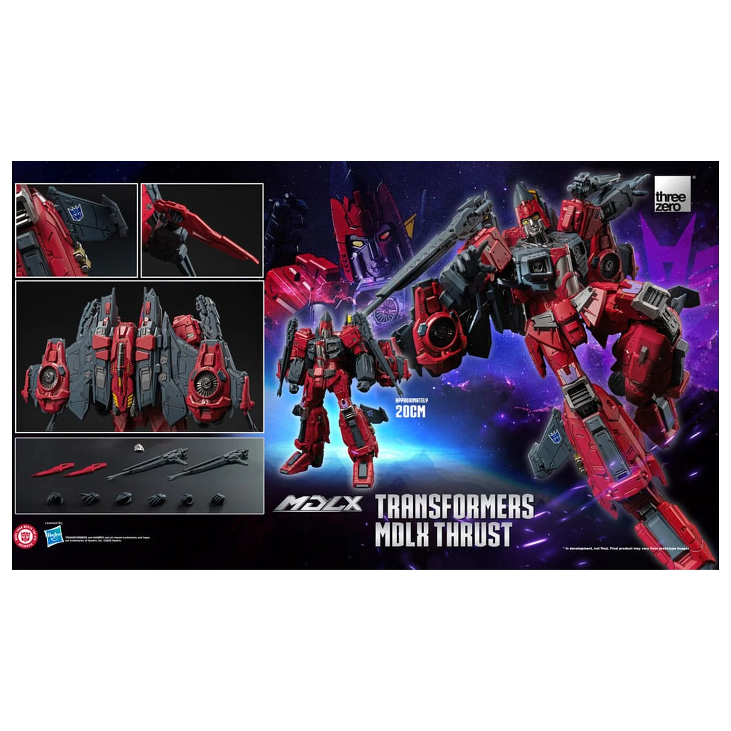 Transformers MDLX Akčná figúrka Thrust 20 cm produktová fotografia