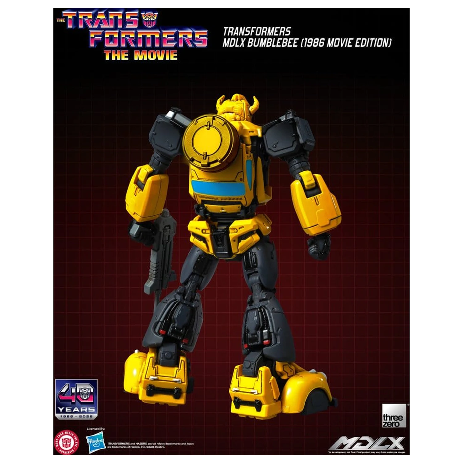 Transformers MDLX akčná figúrka Bumblebee (1986 Movie Edition) 12 cm produktová fotografia