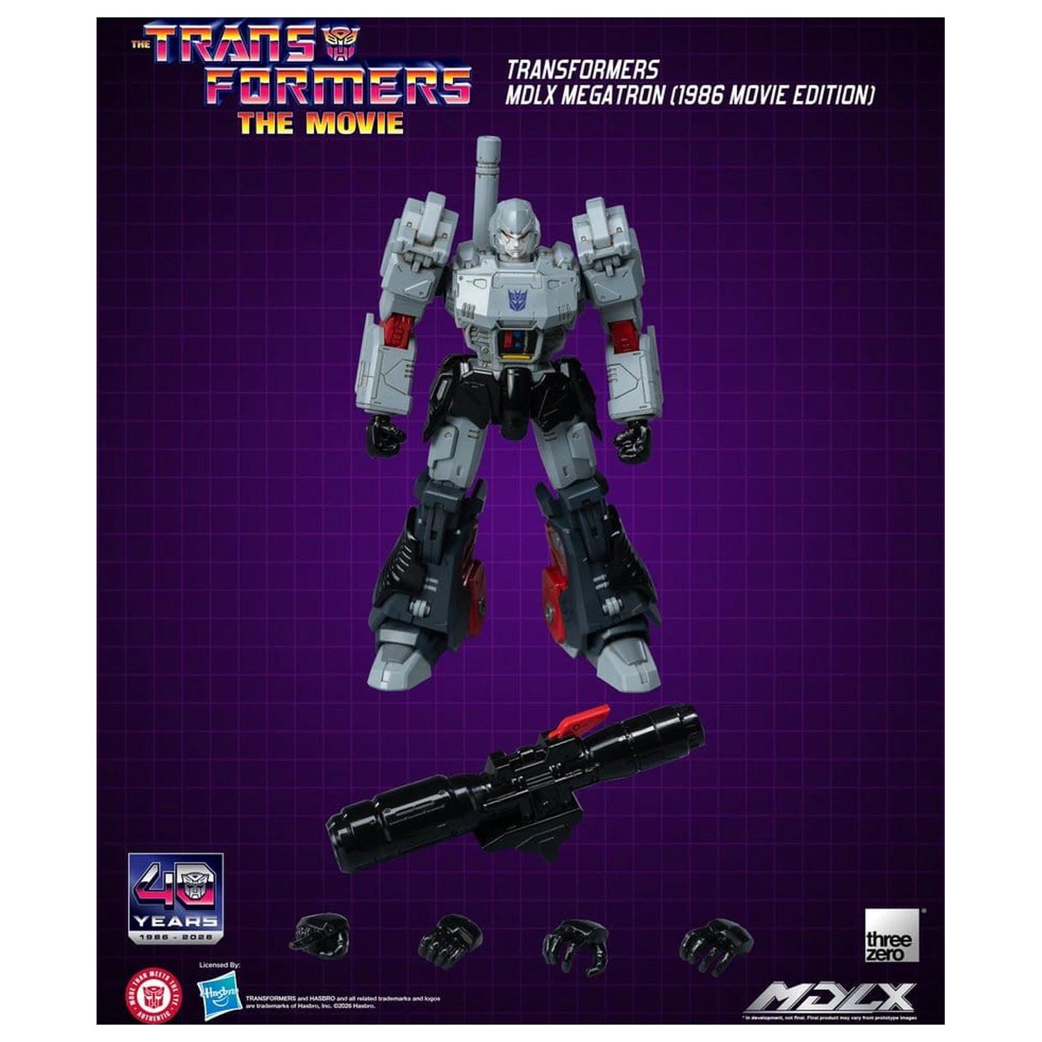 Transformers MDLX akčná figúrka Megatron (1986 Movie Edition) 18 cm produktová fotografia