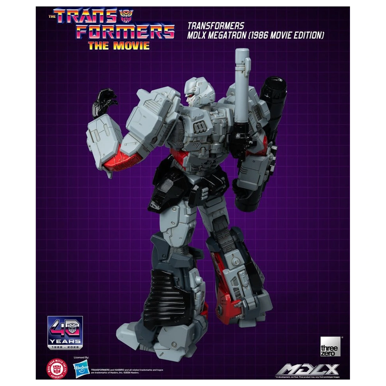 Transformers MDLX akčná figúrka Megatron (1986 Movie Edition) 18 cm produktová fotografia