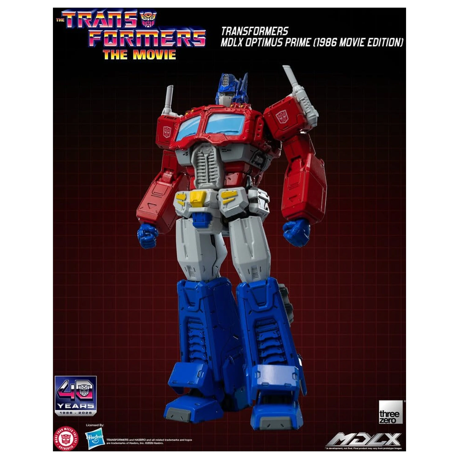 Transformers MDLX akčná figúrka Optimus Prime (1986 Movie Edition) 18 cm produktová fotografia