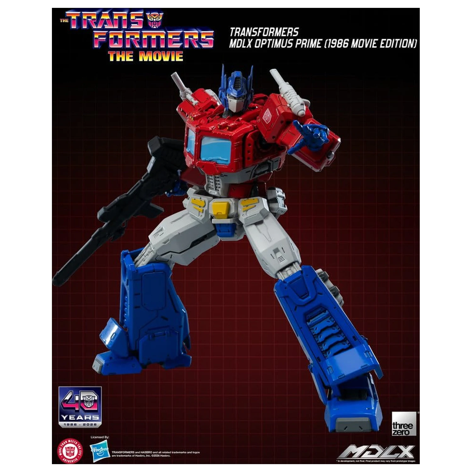 Transformers MDLX akčná figúrka Optimus Prime (1986 Movie Edition) 18 cm produktová fotografia