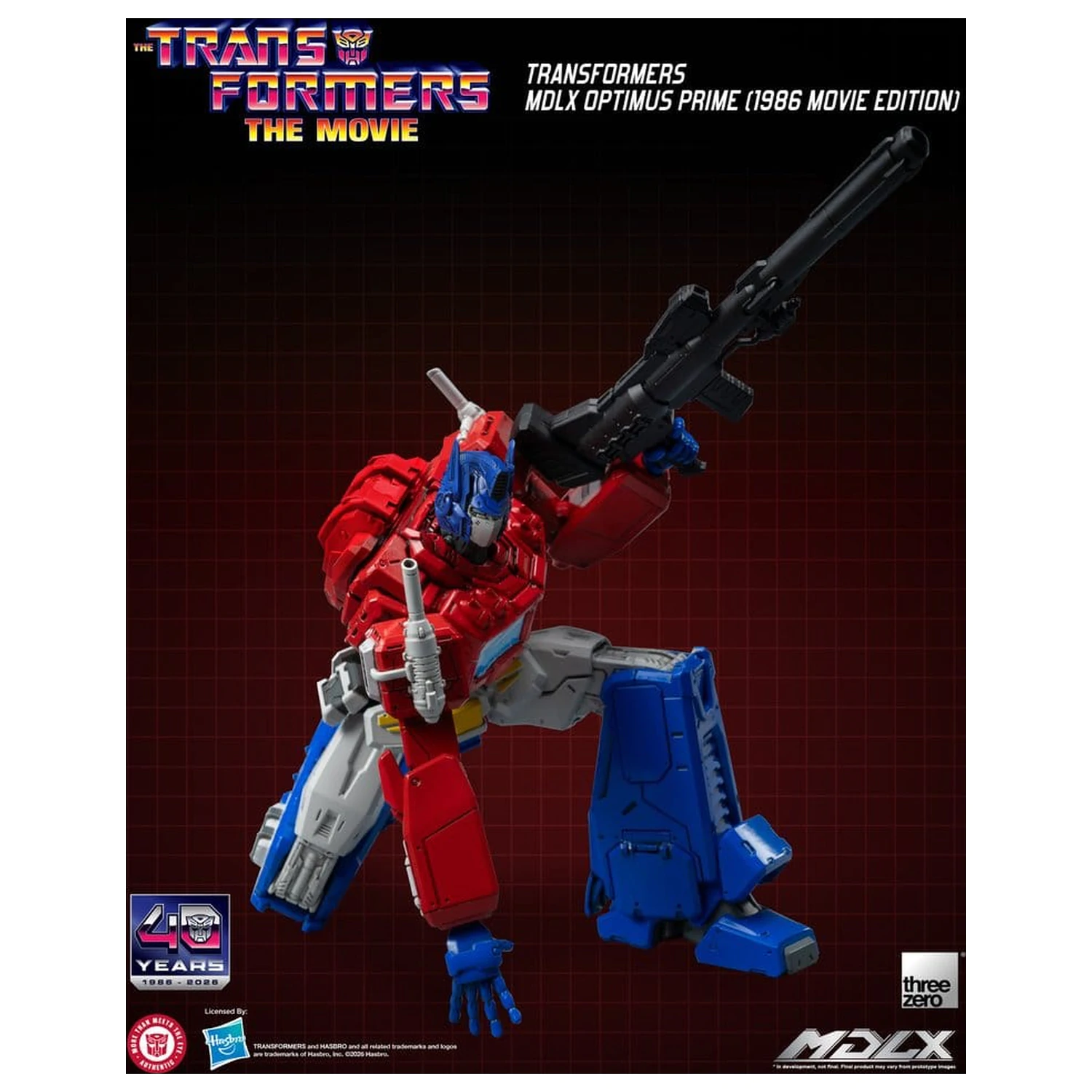 Transformers MDLX akčná figúrka Optimus Prime (1986 Movie Edition) 18 cm produktová fotografia