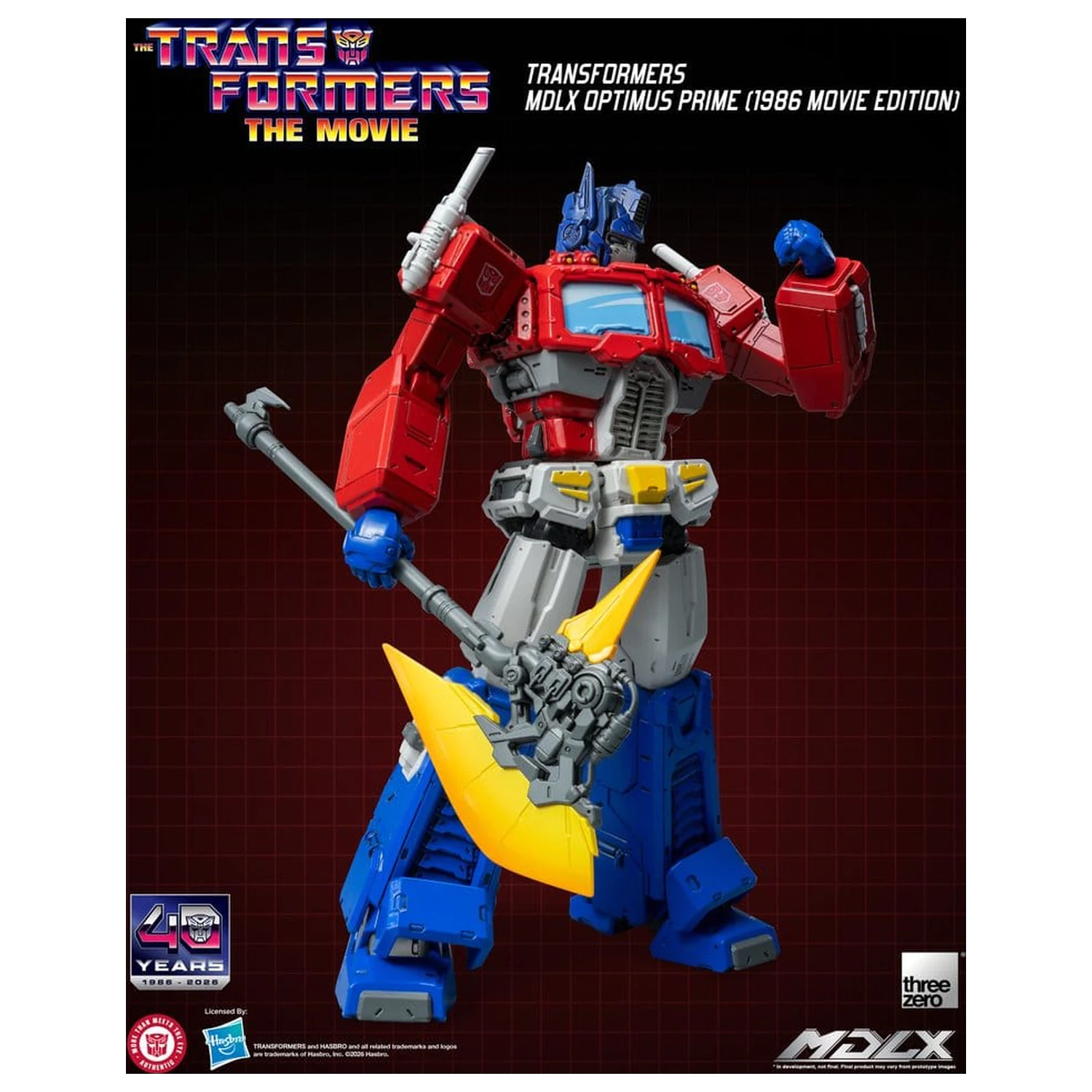 Transformers MDLX akčná figúrka Optimus Prime (1986 Movie Edition) 18 cm produktová fotografia