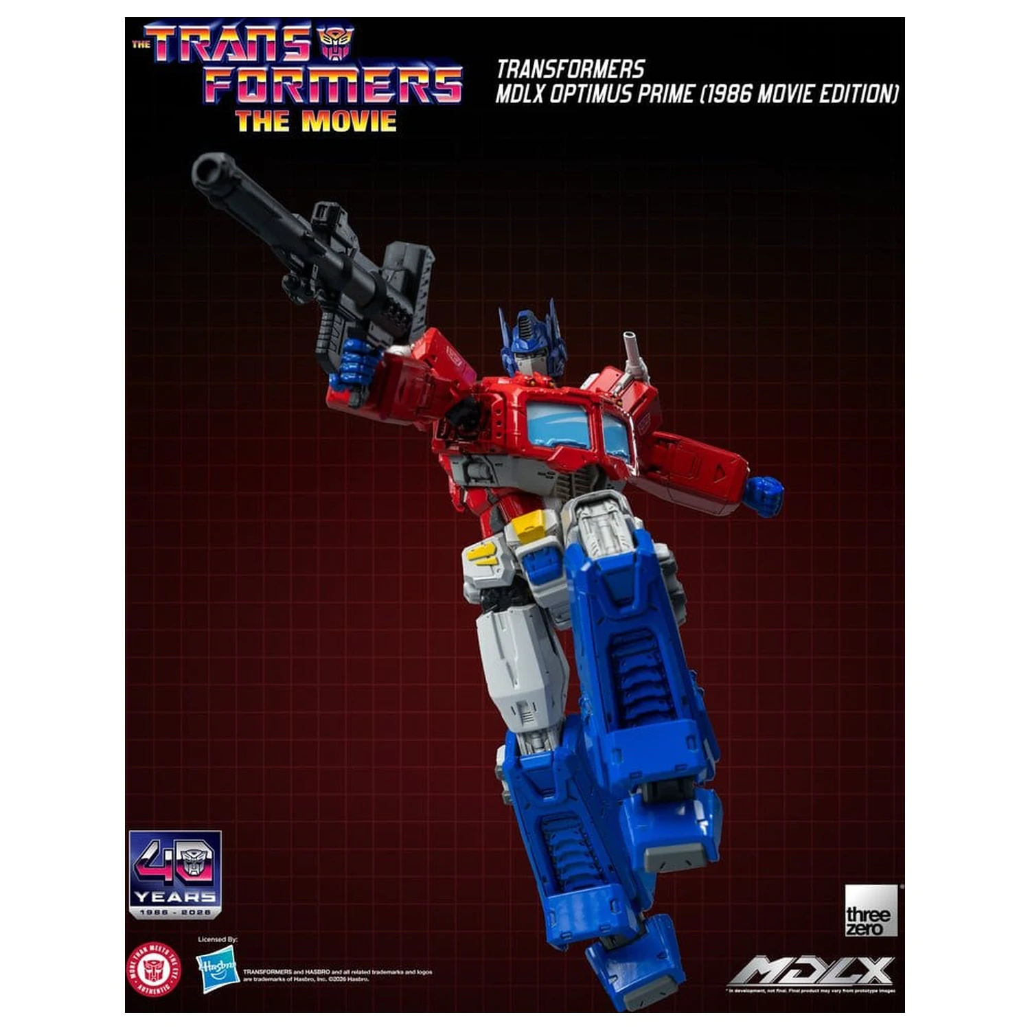 Transformers MDLX akčná figúrka Optimus Prime (1986 Movie Edition) 18 cm produktová fotografia