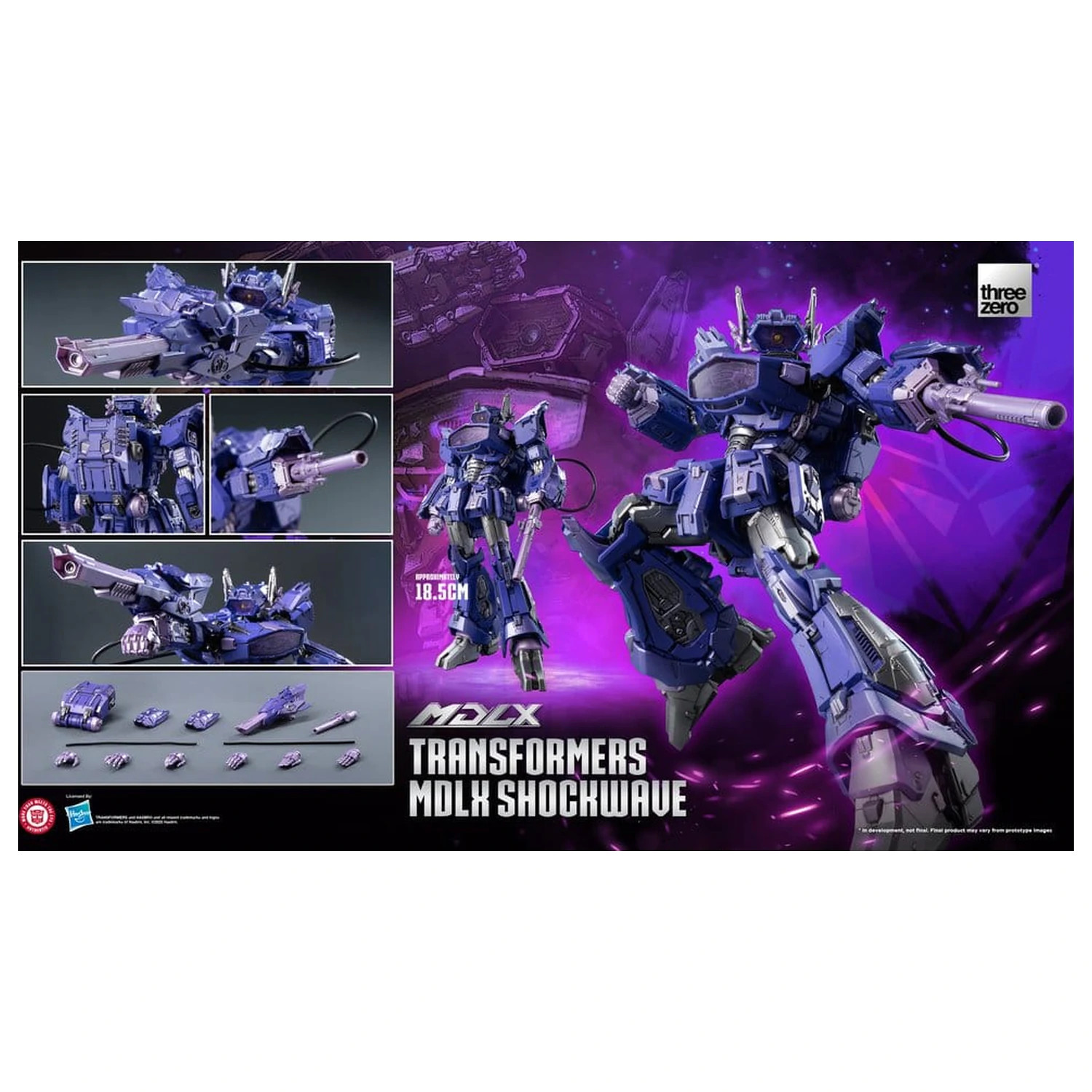 Transformers MDLX Akčná figúrka Shockwave 19 cm produktová fotografia
