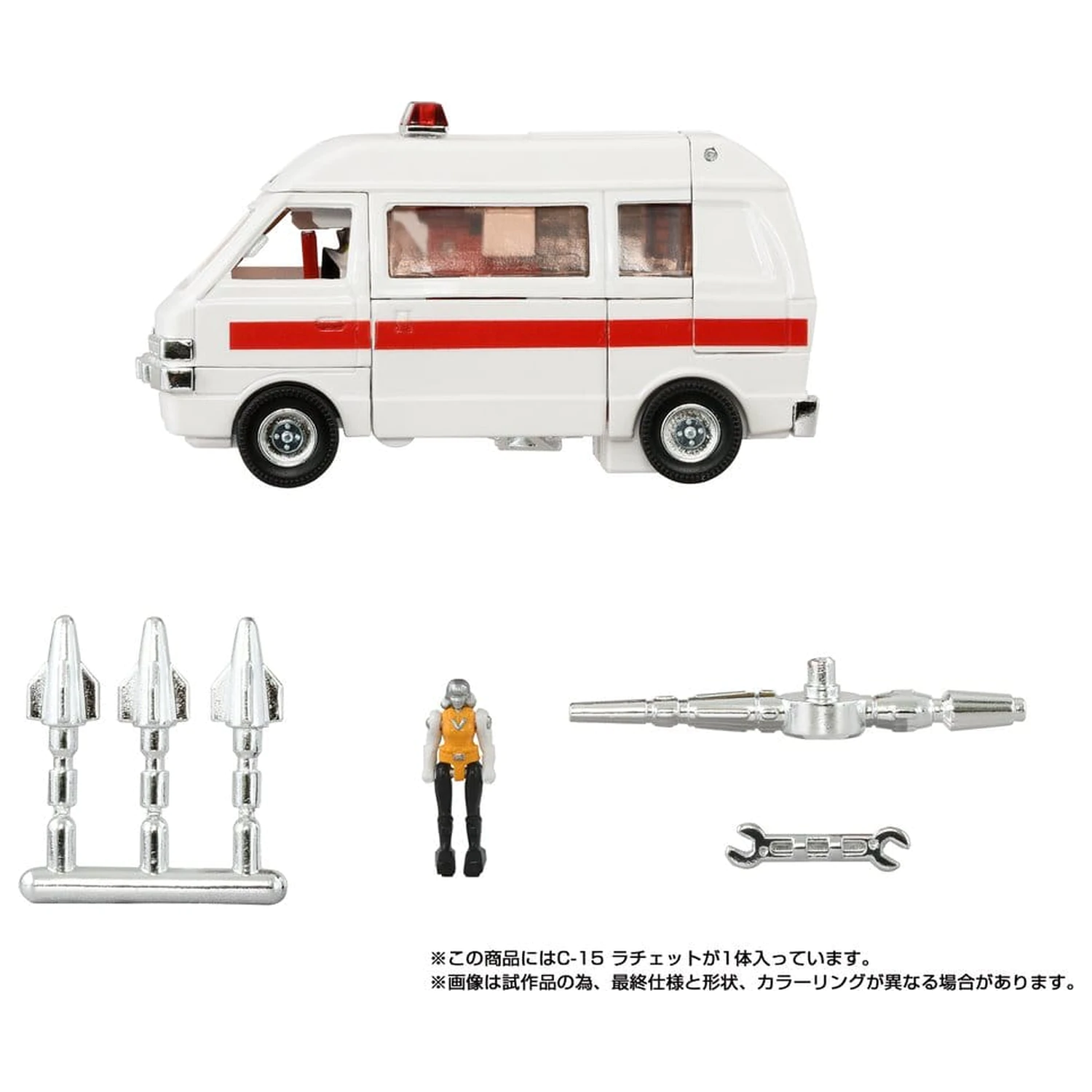 Transformers Missing Link Akčná figúrka C-15 Ratchet 14 cm produktová fotografia