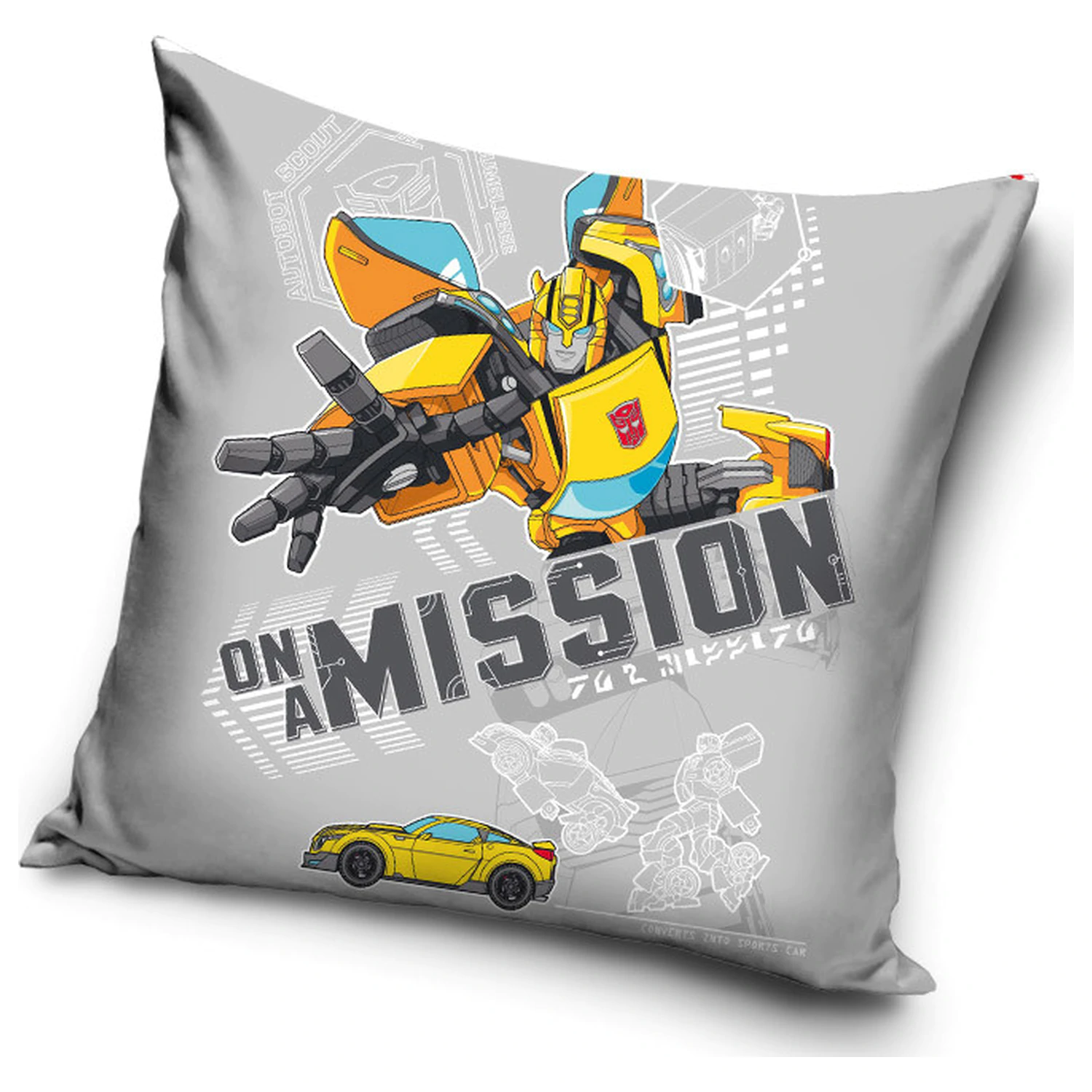 Transformers Mission obliečka na vankúš produktová fotografia