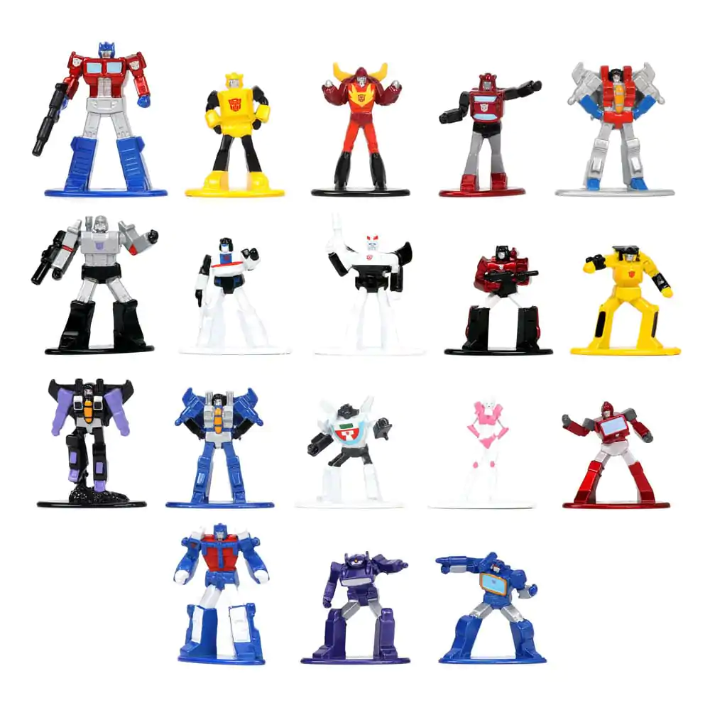 Transformers Nano Metalfigs Diecast Mini figúrky 18-Pack Wave 1 4 cm produktová fotografia