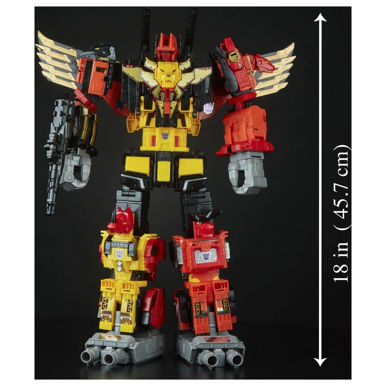 Transformers Power of the Primes Combiner Akčná figúrka Predaking 45 cm produktová fotografia