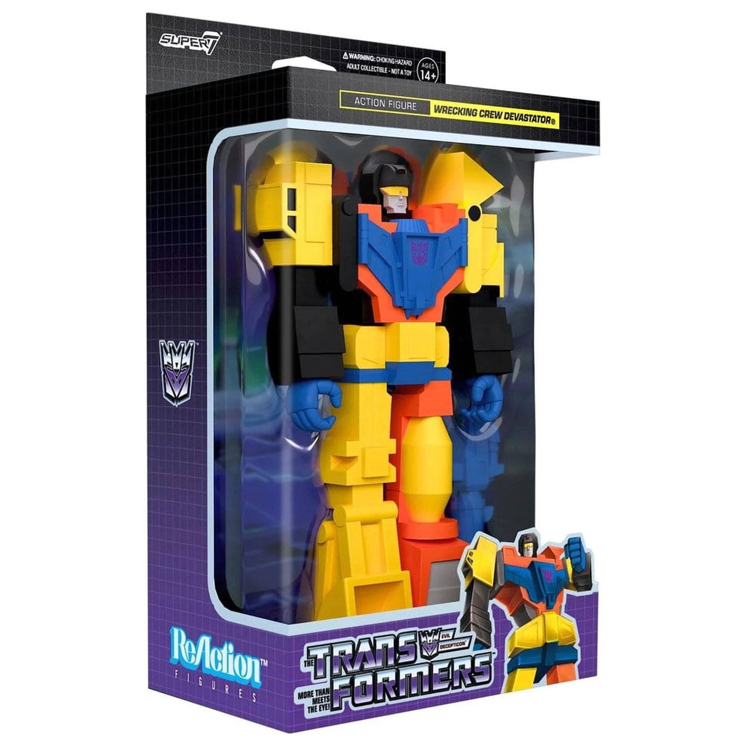 Transformers ReAction akčná figúrka Devastator 10 cm produktová fotografia