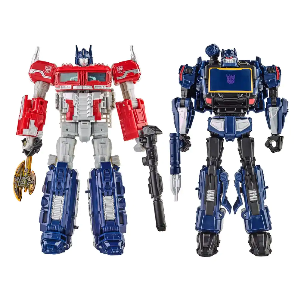 Transformers: Reactivate akčná figúrka 2-balenie Optimus Prime & Soundwave 16 cm produktová fotografia