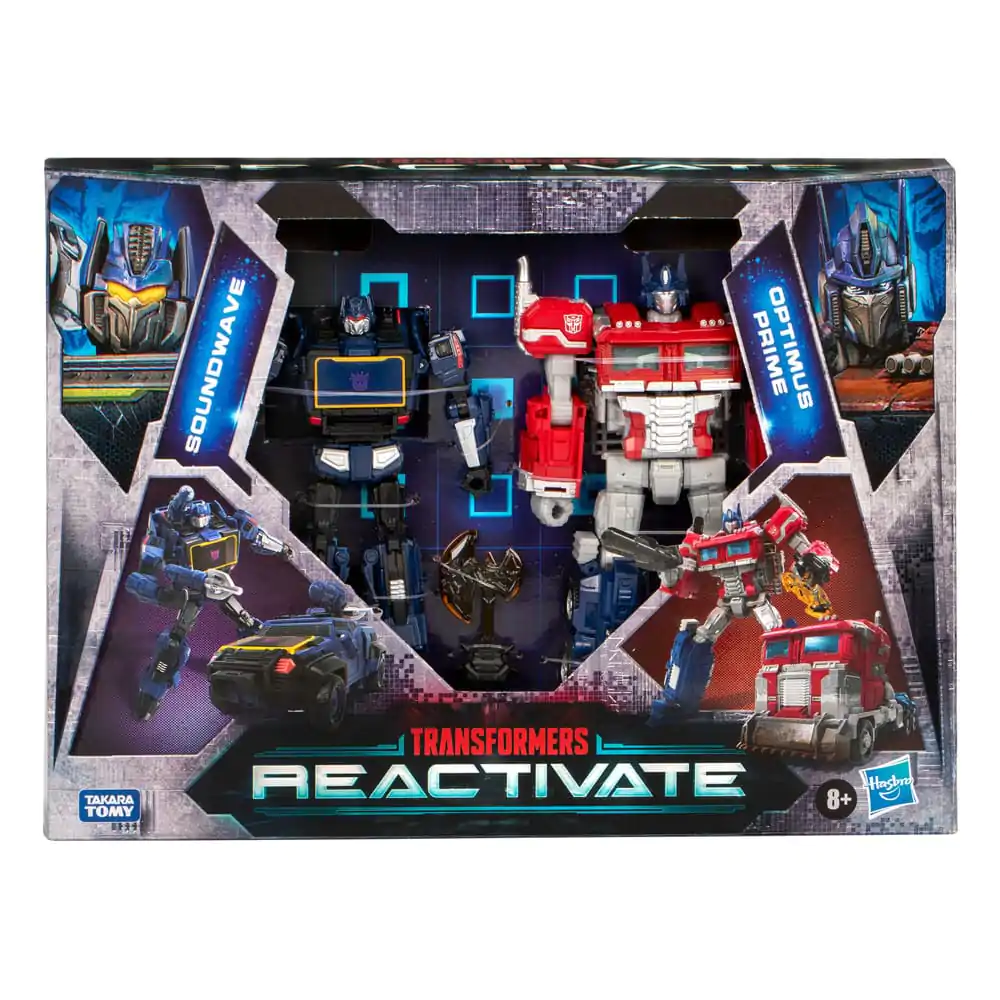Transformers: Reactivate akčná figúrka 2-balenie Optimus Prime & Soundwave 16 cm produktová fotografia