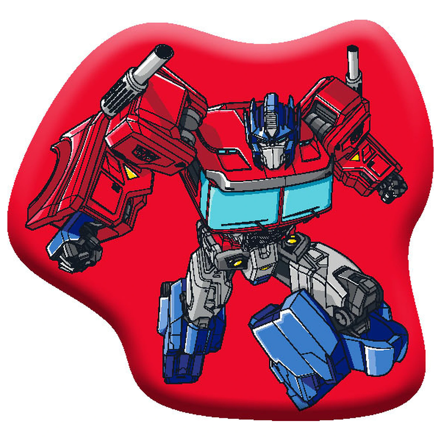 Transformers Red Autobot Shaped Vankúš, Dekoračný vankúš produktová fotografia