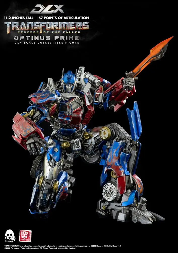 Transformers: Revenge of the Fallen DLX akčná figúrka 1/6 Optimus Prime 28 cm produktová fotografia