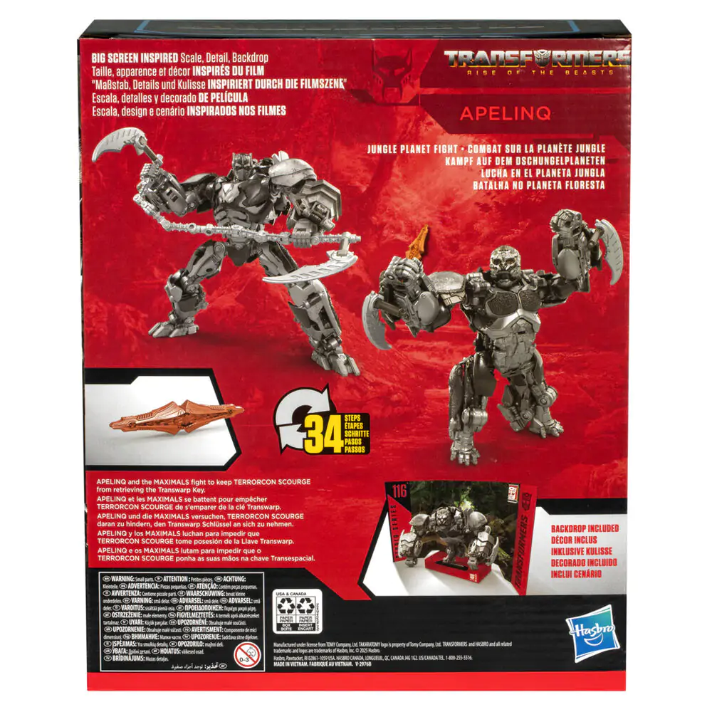 Transformers Rise of the Beast Studio Series Apeling figúrka 21,6 cm termékfotó