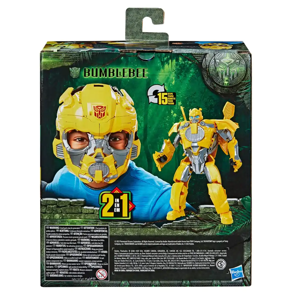 Transformers: Rise of the Beasts 2-v-1 Maska na hrdinské hry / Akčná figúrka Bumblebee 23 cm produktová fotografia