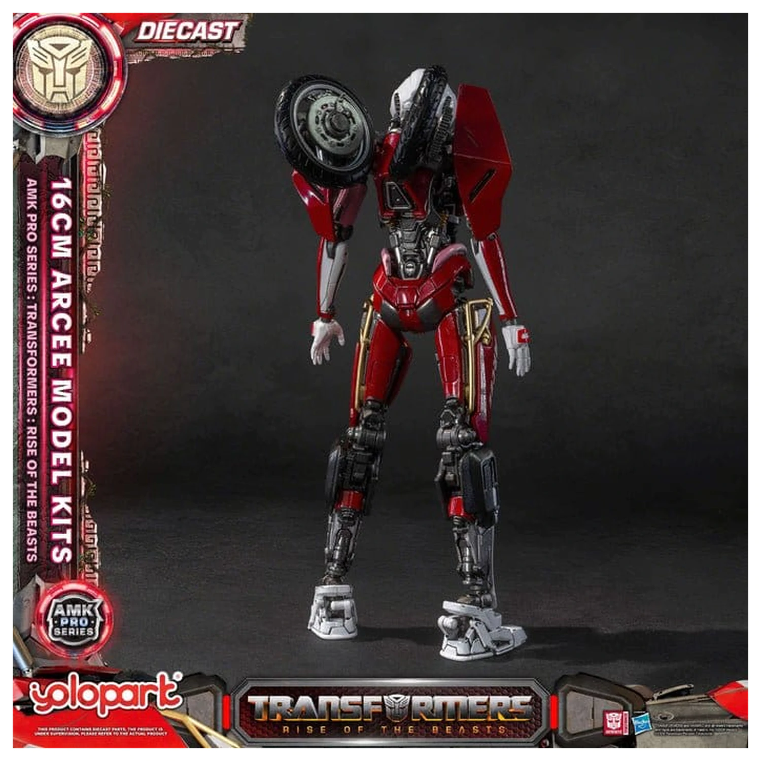 Transformers: Rise of the Beasts AMK Pro Series modelárska súprava Arcee 15 cm produktová fotografia