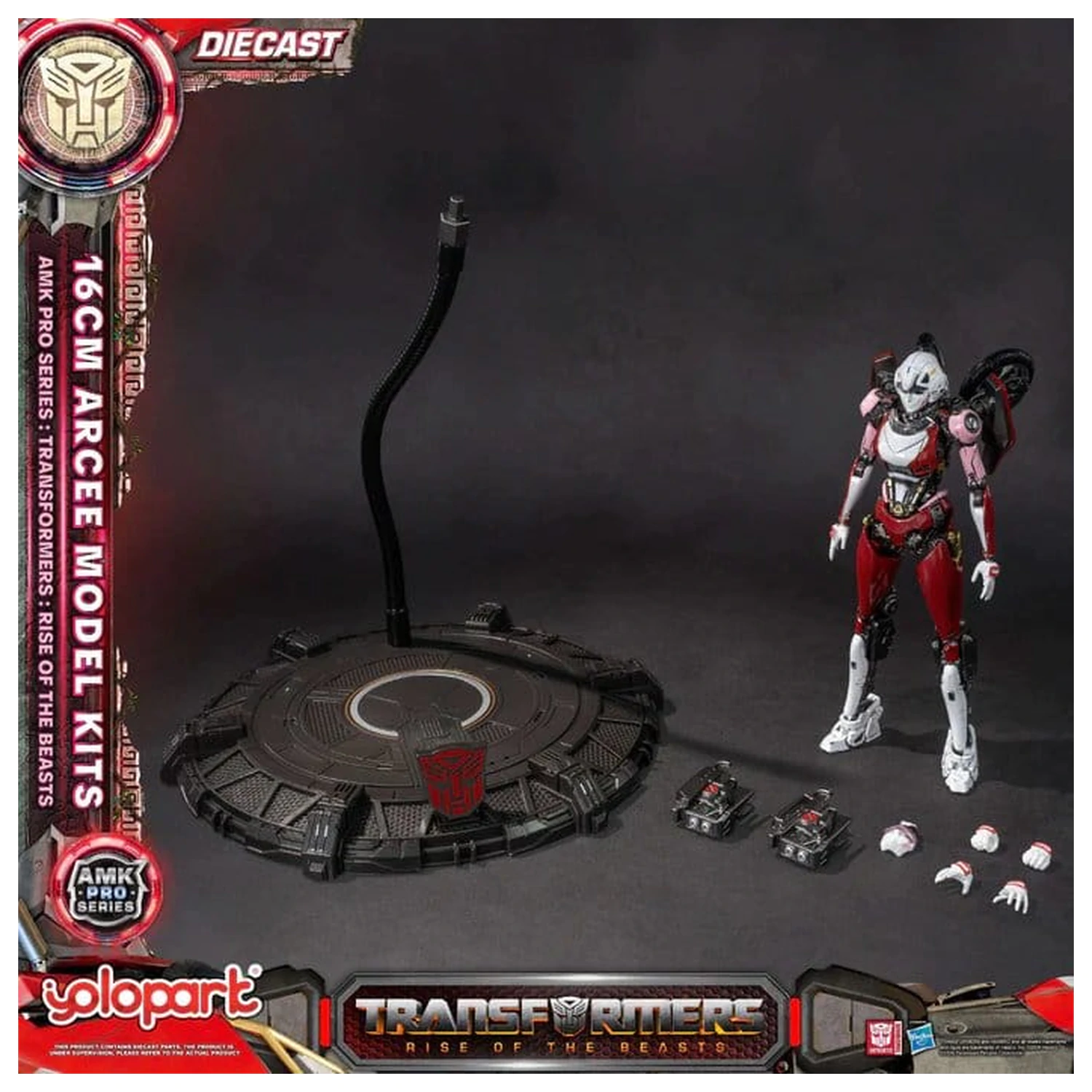 Transformers: Rise of the Beasts AMK Pro Series modelárska súprava Arcee 15 cm produktová fotografia