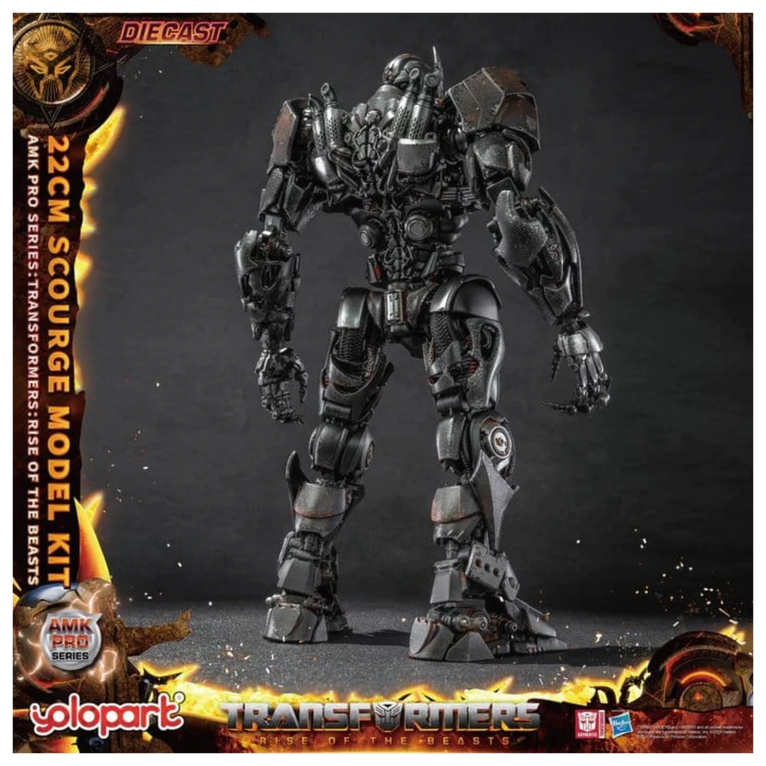 Transformers: Rise of the Beasts AMK Pro Series model Scourge (Oversea Version) 22 cm produktová fotografia