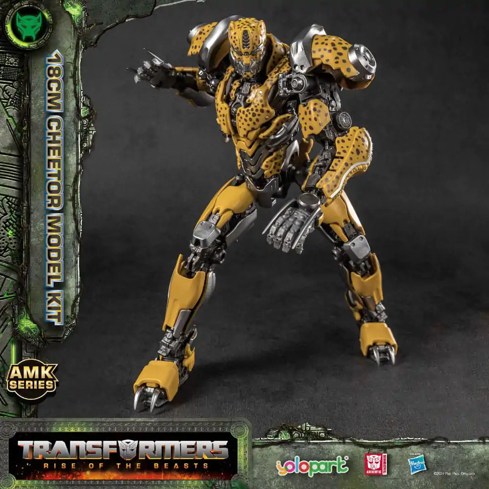 Transformers: Rise of the Beasts AMK sorozat műanyag modellkészlet Cheetor 22 cm termékfotó