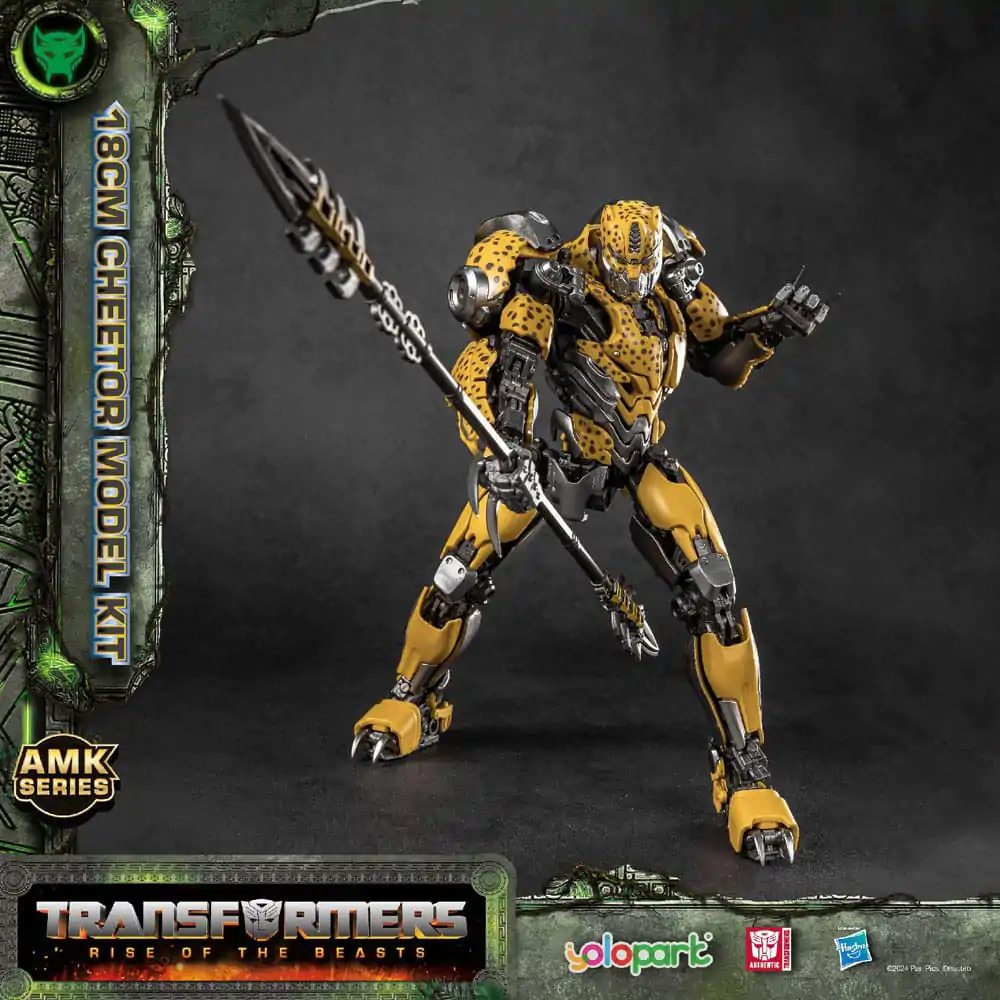 Transformers: Rise of the Beasts AMK sorozat műanyag modellkészlet Cheetor 22 cm termékfotó