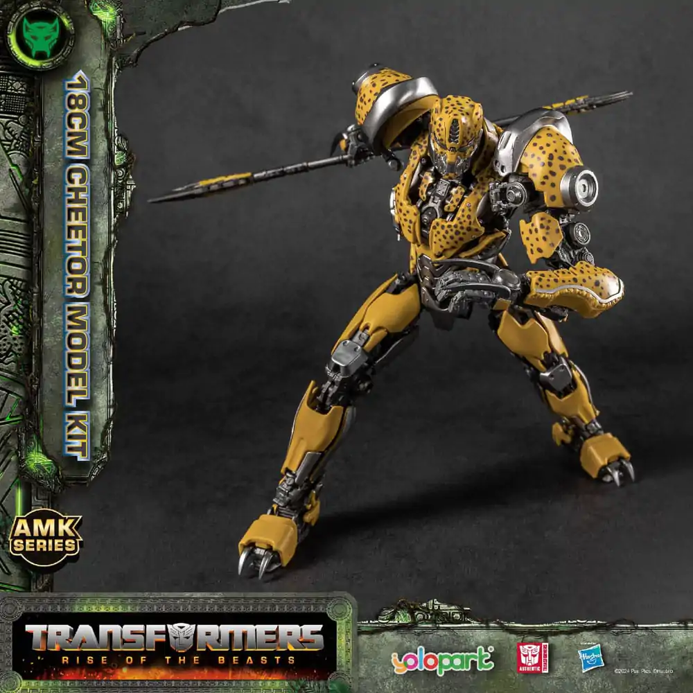 Transformers: Rise of the Beasts AMK sorozat műanyag modellkészlet Cheetor 22 cm termékfotó