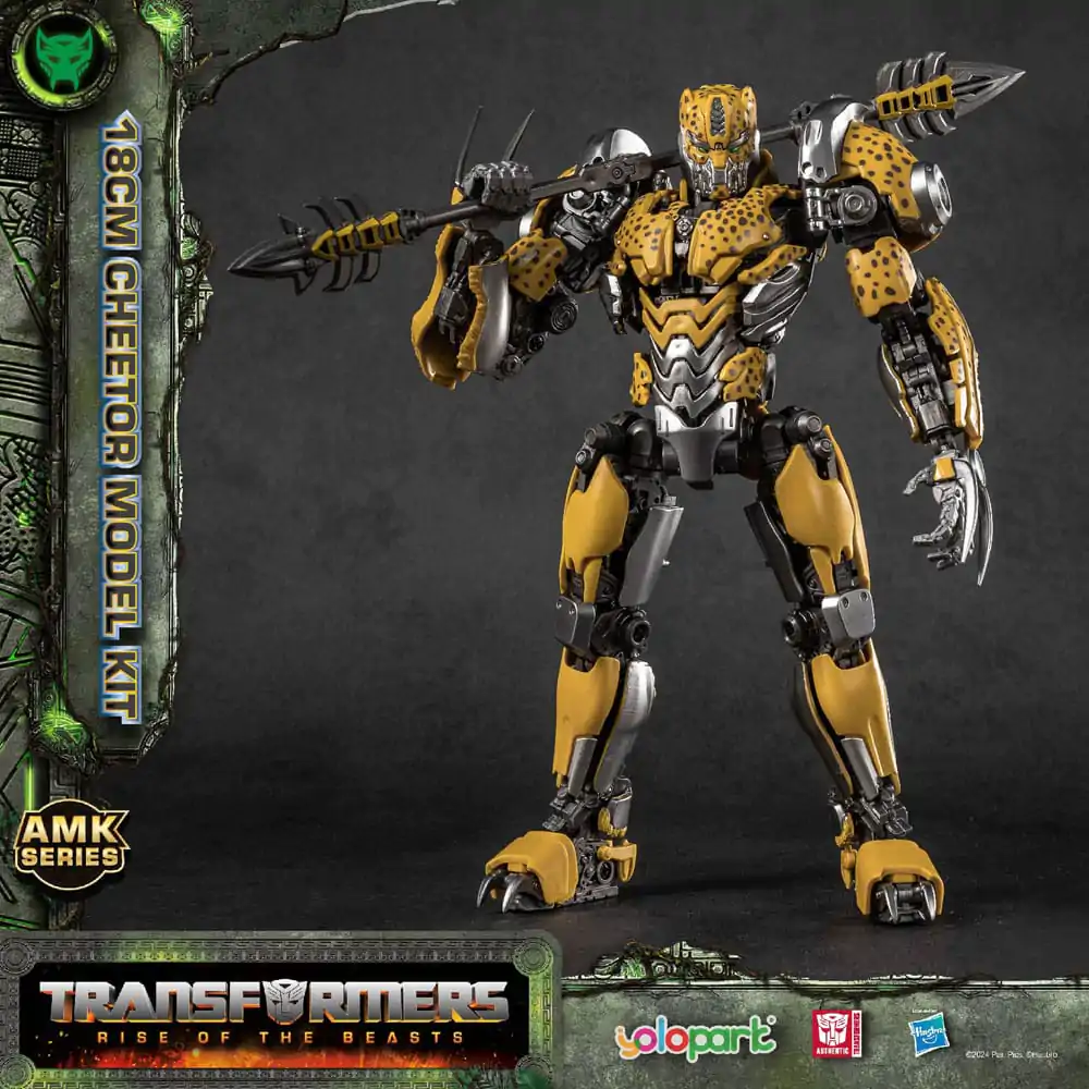 Transformers: Rise of the Beasts AMK sorozat műanyag modellkészlet Cheetor 22 cm termékfotó