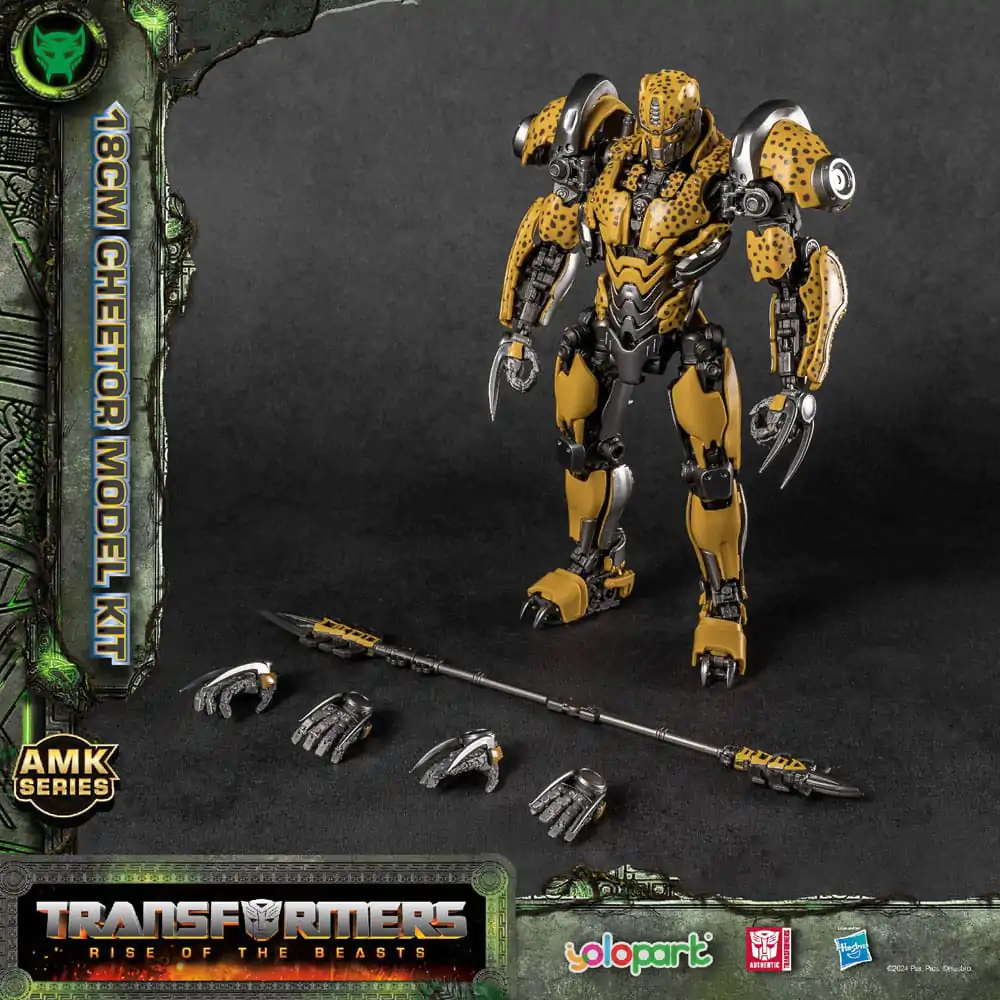 Transformers: Rise of the Beasts AMK sorozat műanyag modellkészlet Cheetor 22 cm termékfotó