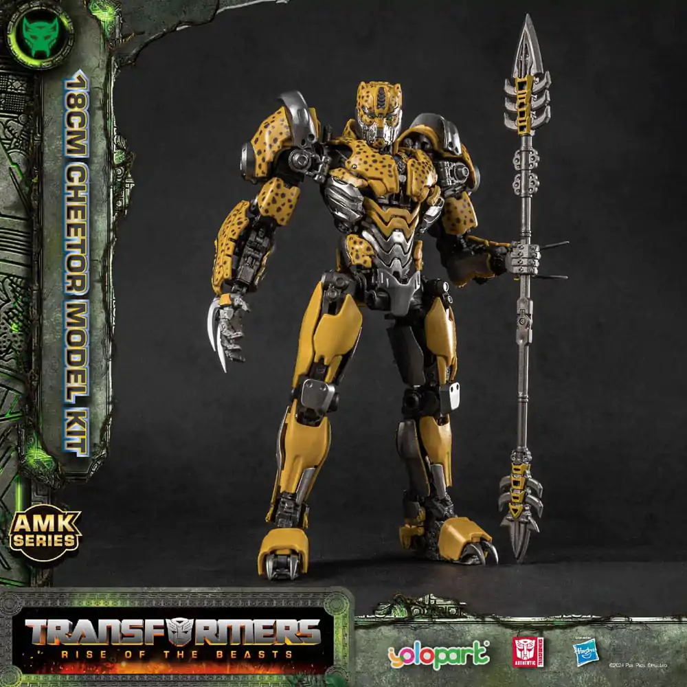 Transformers: Rise of the Beasts AMK sorozat műanyag modellkészlet Cheetor 22 cm termékfotó